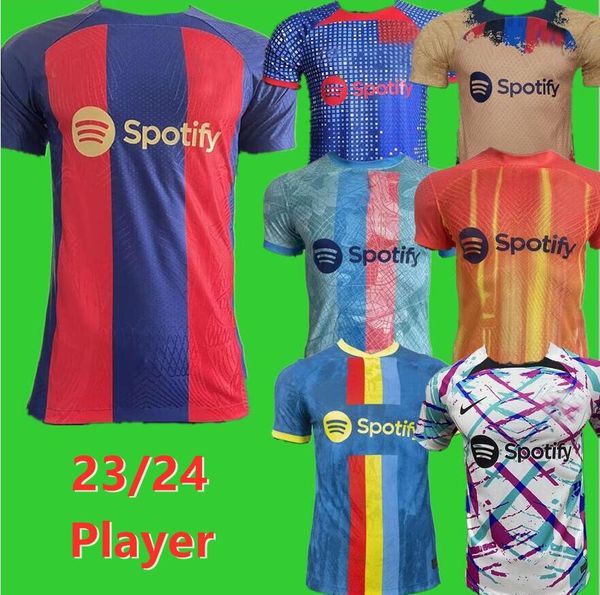 

2024 pedri lewandowski soccer jerseys gavi ansu fati 23/24 barcelonas supercup de futbol ferran braithwaite raphinha special player version, Black;yellow
