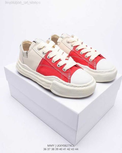 

blakey maison mihara yasuhiro mmy casual shoes men's and women's low-canvas shoes shell toe cap skateboard shoe sneakers, Black