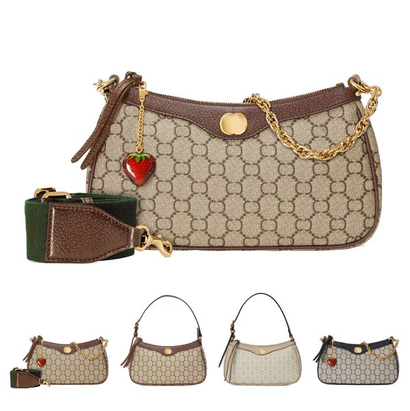

leather fashion ophidias small bag luxury handbag tote canvas genuine double flap womens men designer purse wallet crossbody clutch chain sh