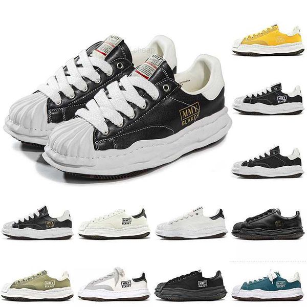 

designer dissolving shoes madness maison mihara yasuhiro mmy shoes og canvas lowcut sneaker mens platform womens white black red grey casual