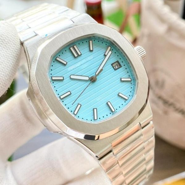 

men women patekity nautilus watches automatic machinery 5711 sports wrist-watch stainless steel waterproof movement wristwatches, Slivery;golden