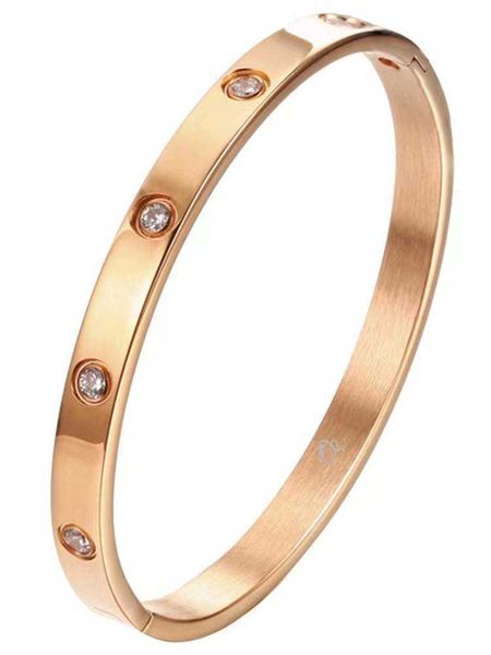 

internet celebrity five flowered four-leaf clover bracelet love women's classic 18k rose gold men's star lovers qm0y, Black