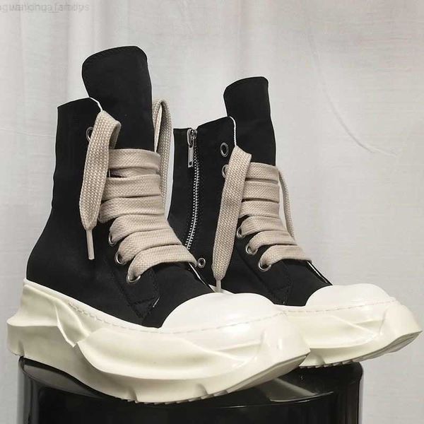 

designer women classic ankle boots rick black canvas men boot lace up high short boots causal shoes owen woman fashion sneakers