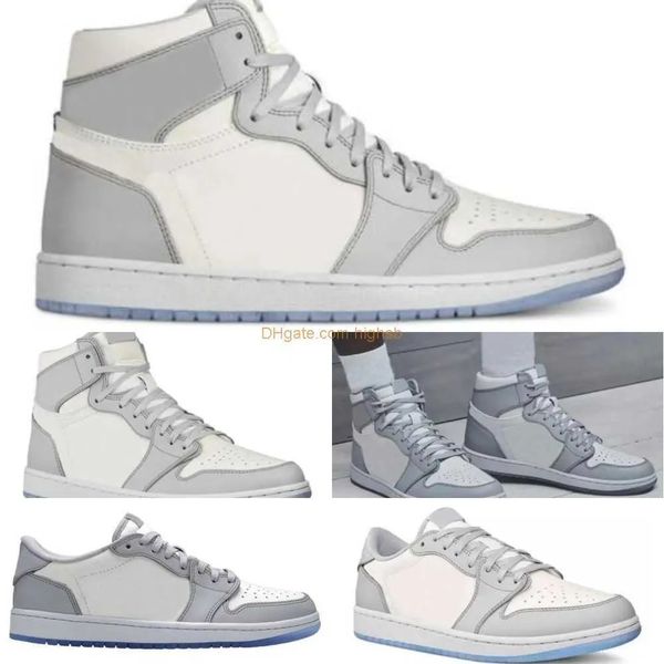 

1 grey and white red black shoes 1s white gray sports sneakers (edtion)