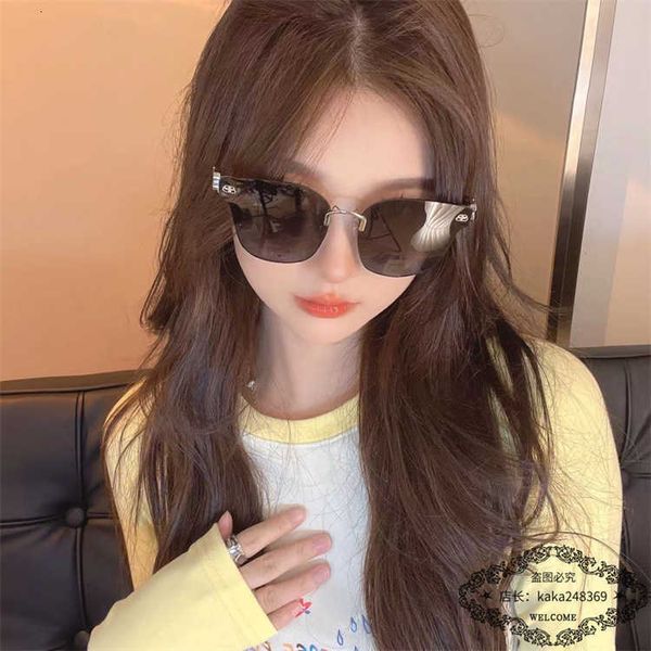 

Fashion top BB sunglasses letter b models of Paris brand B cat's eye sunglasses ins online red with plain sunglasses for women BB0115S with original box
