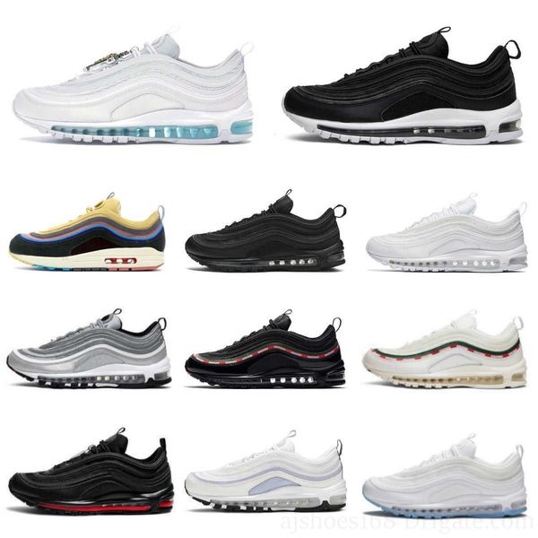 

trainers max 97 mens casual shoes mschf x inri jesus undefeated black crucifix triple white metalic women designer air 97s sean wotherspoon