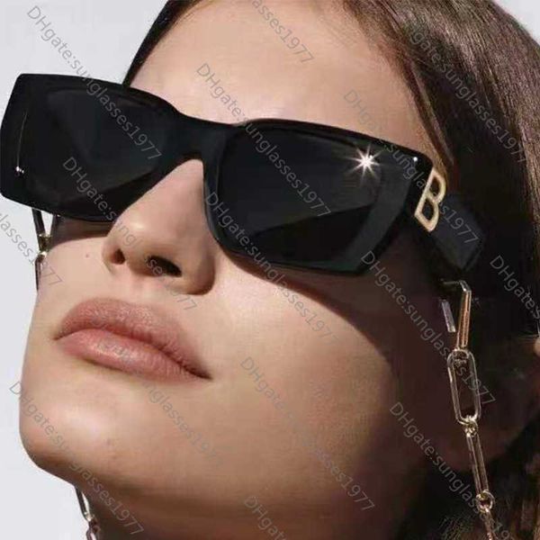 

Fashion sunglasses 2022 new fashion B-shaped Sunglasses personalized hollow out legs box trend