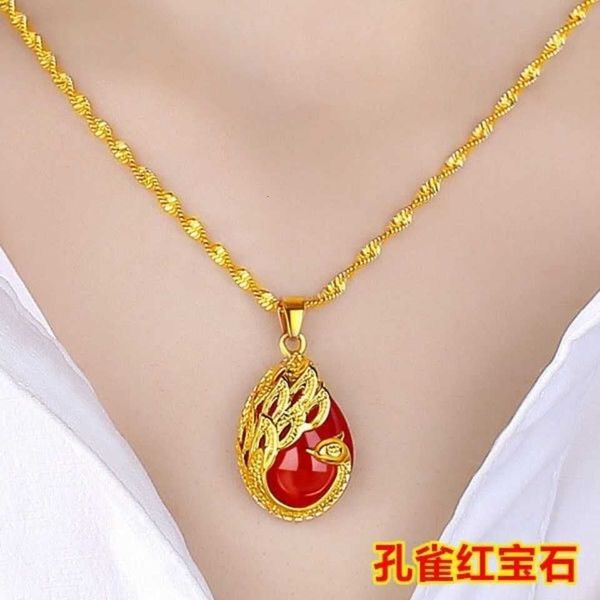 

sand gold necklace women's long lasting gem pendant real gift for mom, Silver