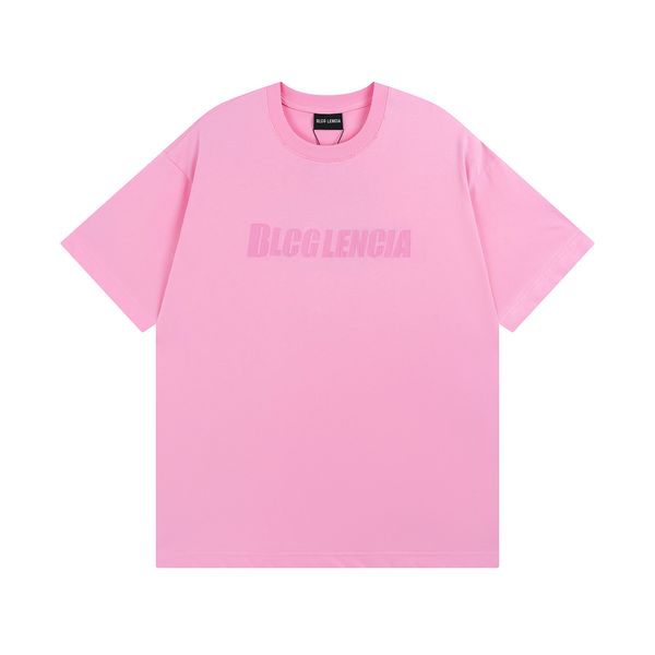 

blcg lencia 2023 summer new 250g 100% cotton fabric t-shirt men print color drop sleeve loose tshirts oversize 2023156, White;black
