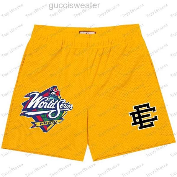 

2023 eric emanuel shorts hole type short men's casual designer shorts breathable fitness sport pants summer gym joggers workout mesh m-, White;black