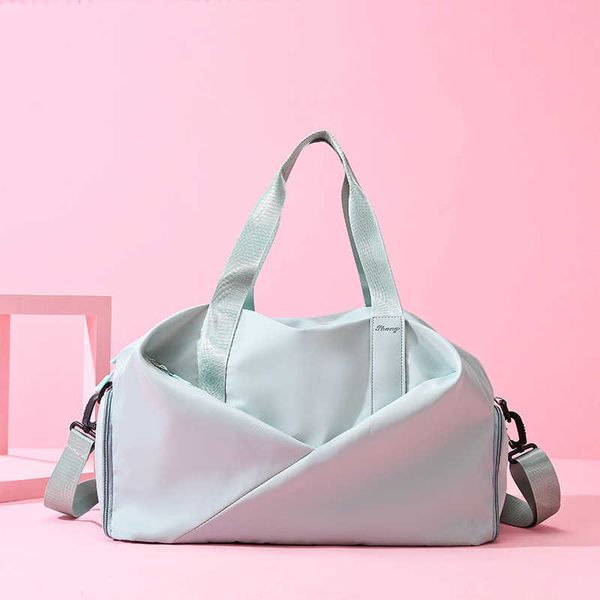 

wet and dry separation fitness bag exercise yoga bag large trip bag shoulder bag lightweight travel bag
