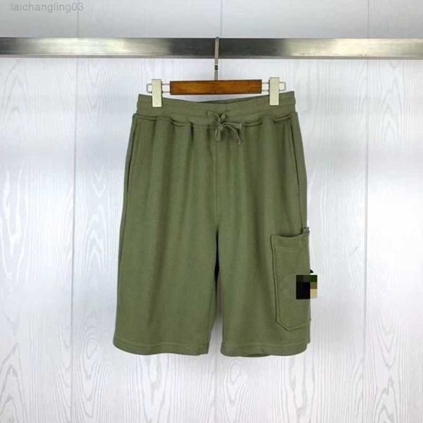 

designer compass men's shorts summer fashion island street wear cotton casual beach pants and women's european size9fca, White;black