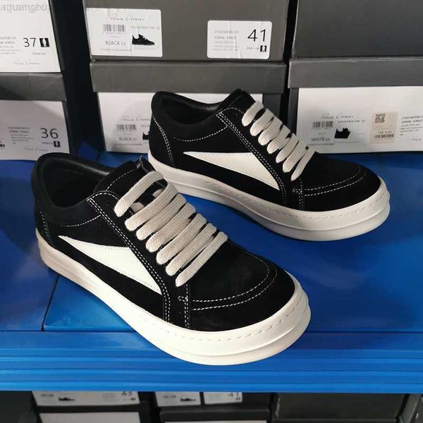 

luxury 2023 rick designer ro boots shoes owens s shoes men's casual shoes street leather cover low s women's sports shoes size 36-