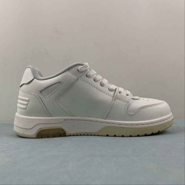 

basketball designer shoes ow out of office white low leather sneakers with original box