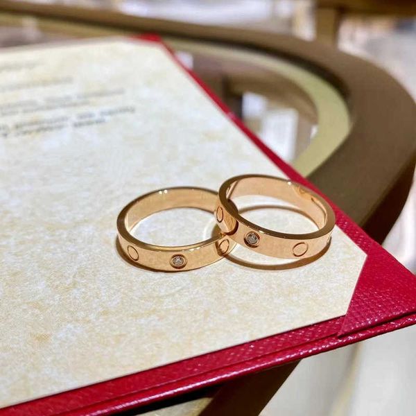 

eller 18k rose gold ring love couple light luxury v colorless sky star wedding diamond, Silver