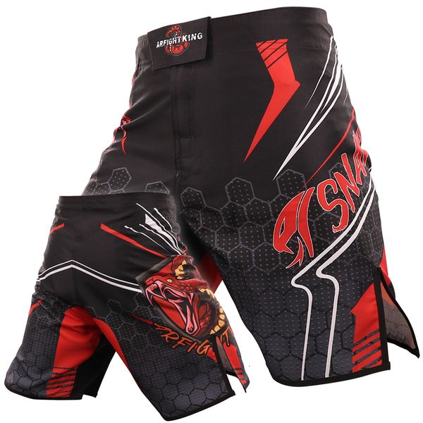 

men's shorts arfightking muay thai shorts mma boxing trunks sports team fighting cloth kickboxing short pants sanda martial quick dry 2, White;black