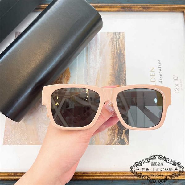 

Fashion top BB sunglasses letter b models of Paris brand B plate for women inset red box men BB0262 with original