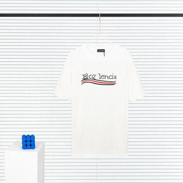 

blcg lencia 2023 summer new 250g 100% cotton fabric t-shirt men print color drop sleeve loose tshirts oversize 202344, White;black