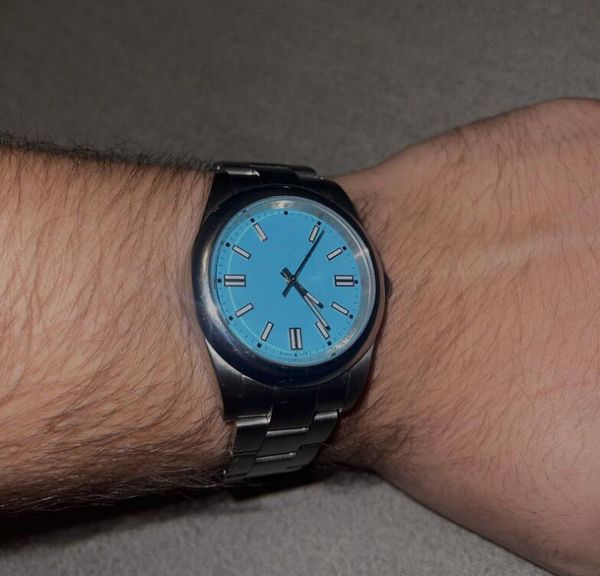 

watches 39mm116600 116200 114200 114300 sapphire glass 2813 movement mechanical automatic mens men's watch wristwatches 02, Slivery;brown