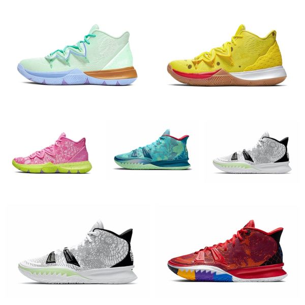 

2023 with box basketball shoes kyrie 7 kyries 5s basketball shoes running mens irving sponge sandy trainers sports sneakers outdoor sports e