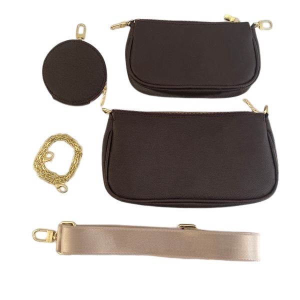 

fashion printing handbag 3-in-1 pink brand messenger bags for women pu leather crossbody bag lady small purse handbag