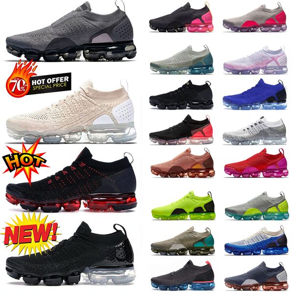 

2023 running shoes fly knit cushion mens triple black metallic gold zebra sail oreo sapphire blue designer sport sneakers trainers size 36-4