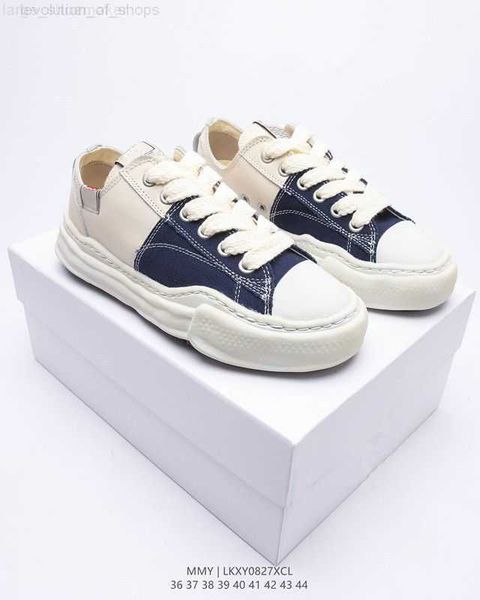 

blakey maison mihara yasuhiro mmy casual shoes men's and women's low-canvas shoes shell toe cap skateboard shoe stc sneakers, Black