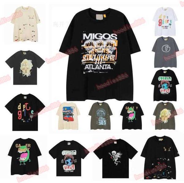 

9x56 designer of galleries tees depts t shirts luxury fashion mens womens brand short sleeve hip hop streetwear clothing clothes, White;black