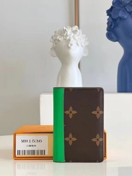 

m81536 m81535 men's new luxury card bag, Red;black