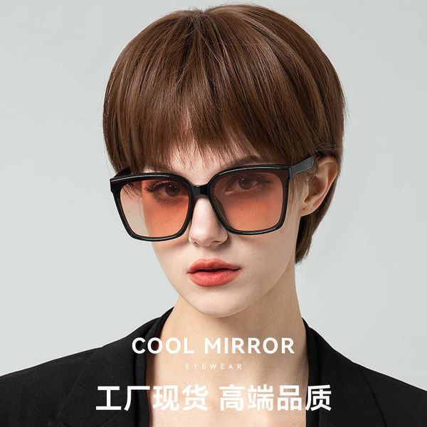 

new gm fashion tr90 polarized for men and women's trend uv resistant sunglasses 28030, White;black
