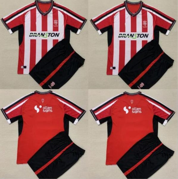 

kids kit 23 24 lincoln city soccer jerseys 2023 24 home football shirt kit timothy ioma reagan poole football shirt, Black;yellow