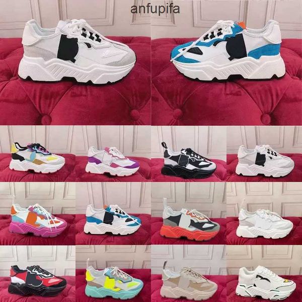 

2023 designer shoes designer brand men womens platform casual shoes daymaster stitching material women dg gabana dolce and gabbana sneakers, Black