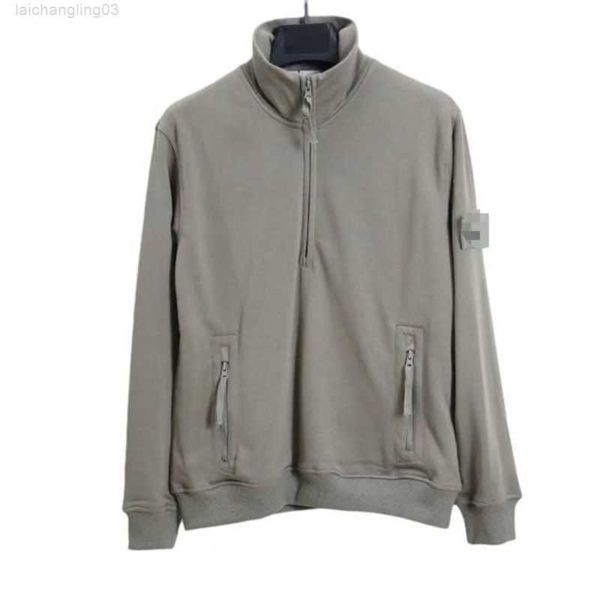 

st men's and women's compass hoodie long sleeve sweatshirt casual pullover crewneck fashion europe size stmhm3, Black