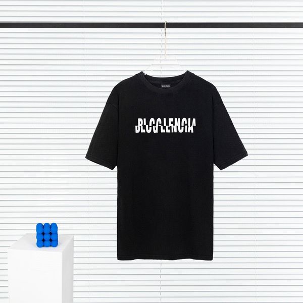 

blcg lencia 2023 summer new 250g 100% cotton fabric t-shirt men print color drop sleeve loose tshirts oversize 202364, White;black