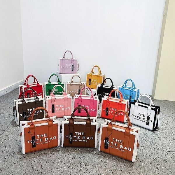 

2023 pu leather marc fashion women bags handbags with logo large capacity shoulder for women wallets letter printed tote bag multi colors to