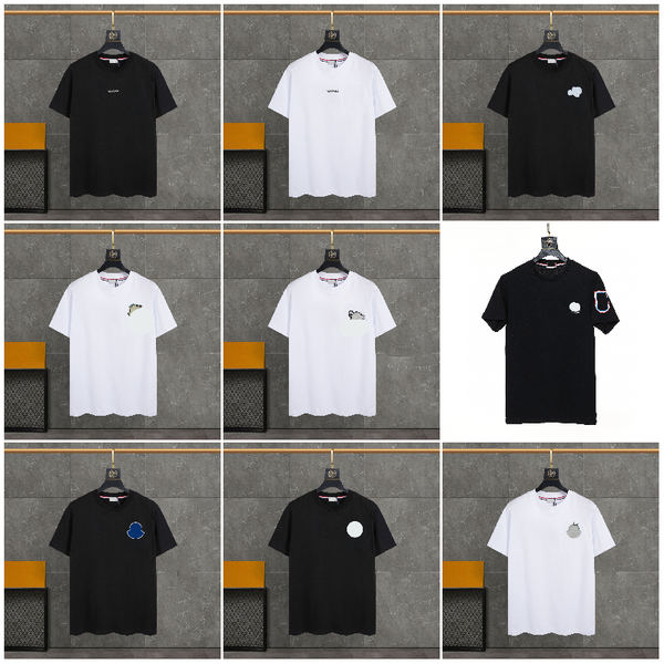

men's t-shirts mens designer shirt womens tees luxury brand short sleeves summer lovers crew neck clothes clothing m-3xl 2023, White;black