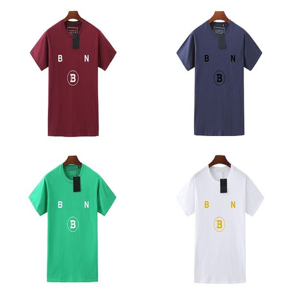 

2023 spring/summer men's t-shirts new many color choose short sleeve printed letter woment-shirt for couples size xs-4xl bb03, White;black