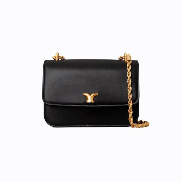 

classic luxury chain bags fashion plaid flower brand wallet vintage ladies brown leather handbag designer shoulder bag with box