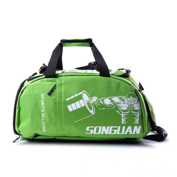

travel bag fitness bag shoe stand dry and wet separation bag
