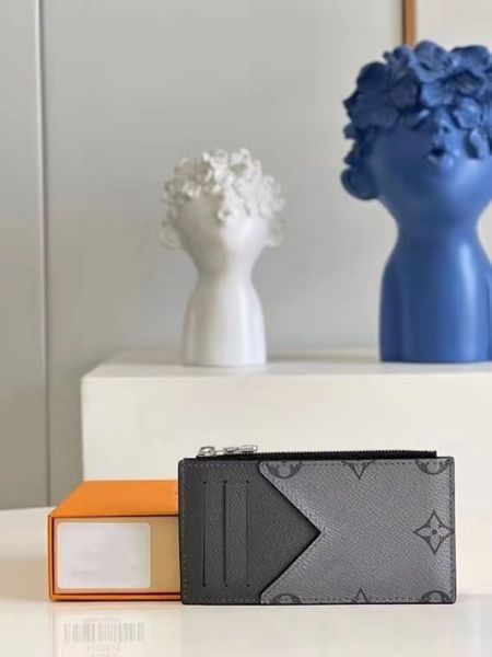 

m30839 mens new luxury silver wallet card bag, Red;black