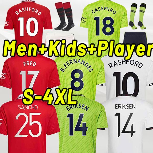 

22 23 man soccer jerseys fans player version r.varane maguire cavani shaw manchester antony utd women full kit kid 3xl 4xl rashford b.fernan, Black;yellow