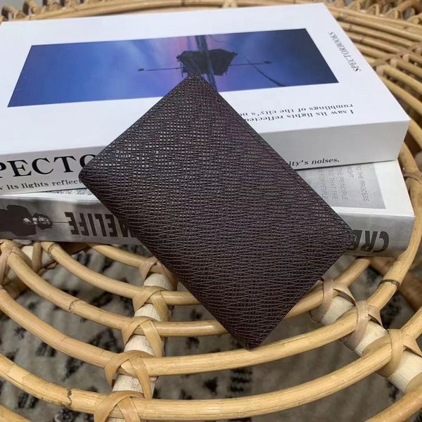 

m81550 men's new luxury cross grain cowhide wallet card bag, Red;black