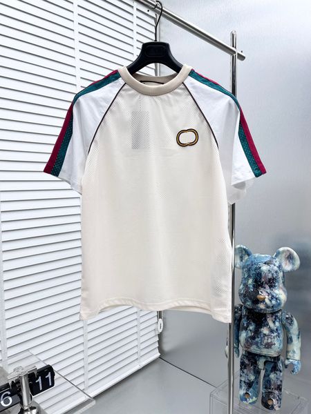 

men's plus tees & polos round neck embroidered and printed polar style summer wear with street pure cotton r42r4, Black;brown