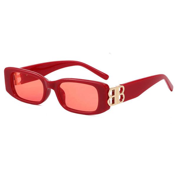 

fashion bb sunglasses letter b new b fashion sunglasses narrow frame square fashion sunglasses ins net red hip-hop glasses with original box, White;black