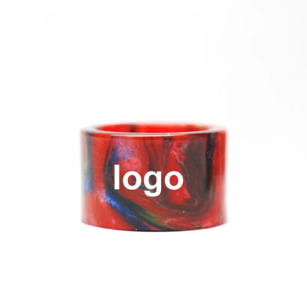 

logo resin drip tip for tfv16 king sub ohm 9ml tank acrylic package