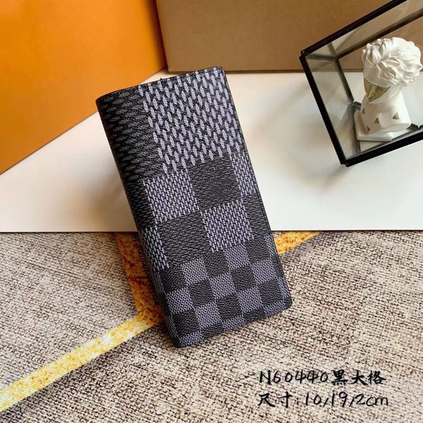

n60436 men's new luxury checker handbag suit clip wallet card bag, Red;black