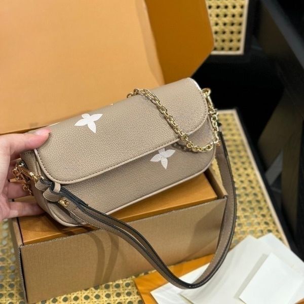 

fashion handbag women's shoulder bag luxury crossbody bag premium classic underarm bag casual chain bag alphabet flower small square ba