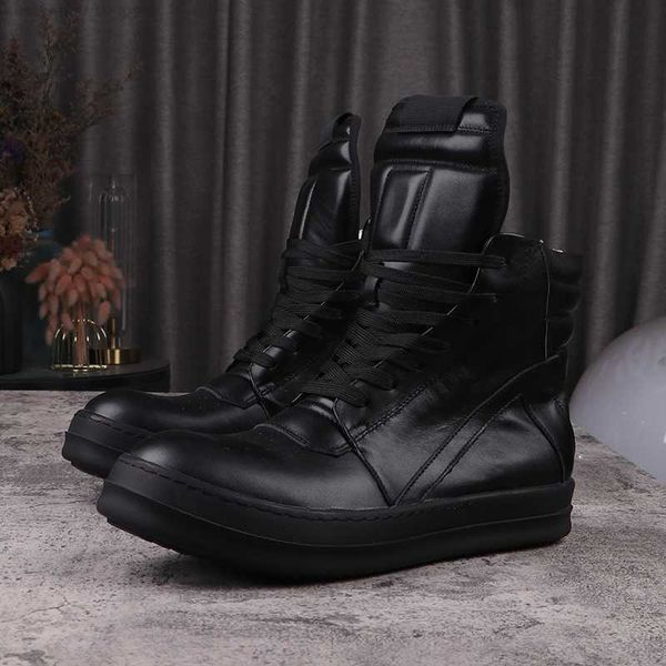 

casual rick shoes men's high sneakers board shoes ro owens black women's ankle boots