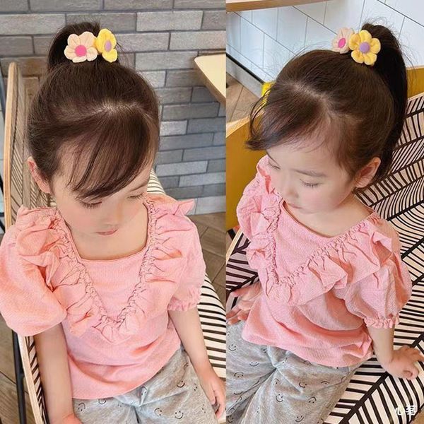 

fashion blogger designer jewelry five petal flower hair rings do not harm hair, tied with headbands, small rubber bands headwear clips barre, Golden;silver