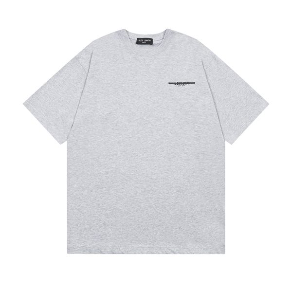 

blcg lencia 2023 summer new 250g 100% cotton fabric t-shirt men print color drop sleeve loose tshirts oversize 2023148, White;black